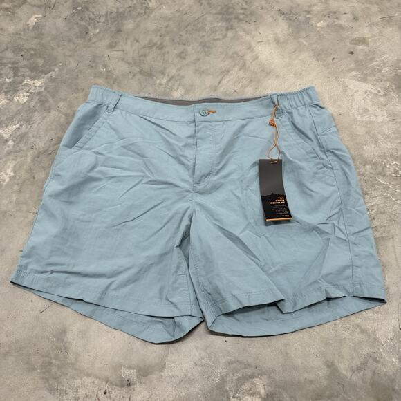 ORVIS NWT Womens Sz 18 Blue Performance Stretch UPF50+ Water Repellant Shorts - Picture 1 of 9